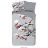 Pure Dekbedovertrek Vogel Blauwborst-1-persoons (140 X 200/220 Cm) -Knusse Nacht 1000099932