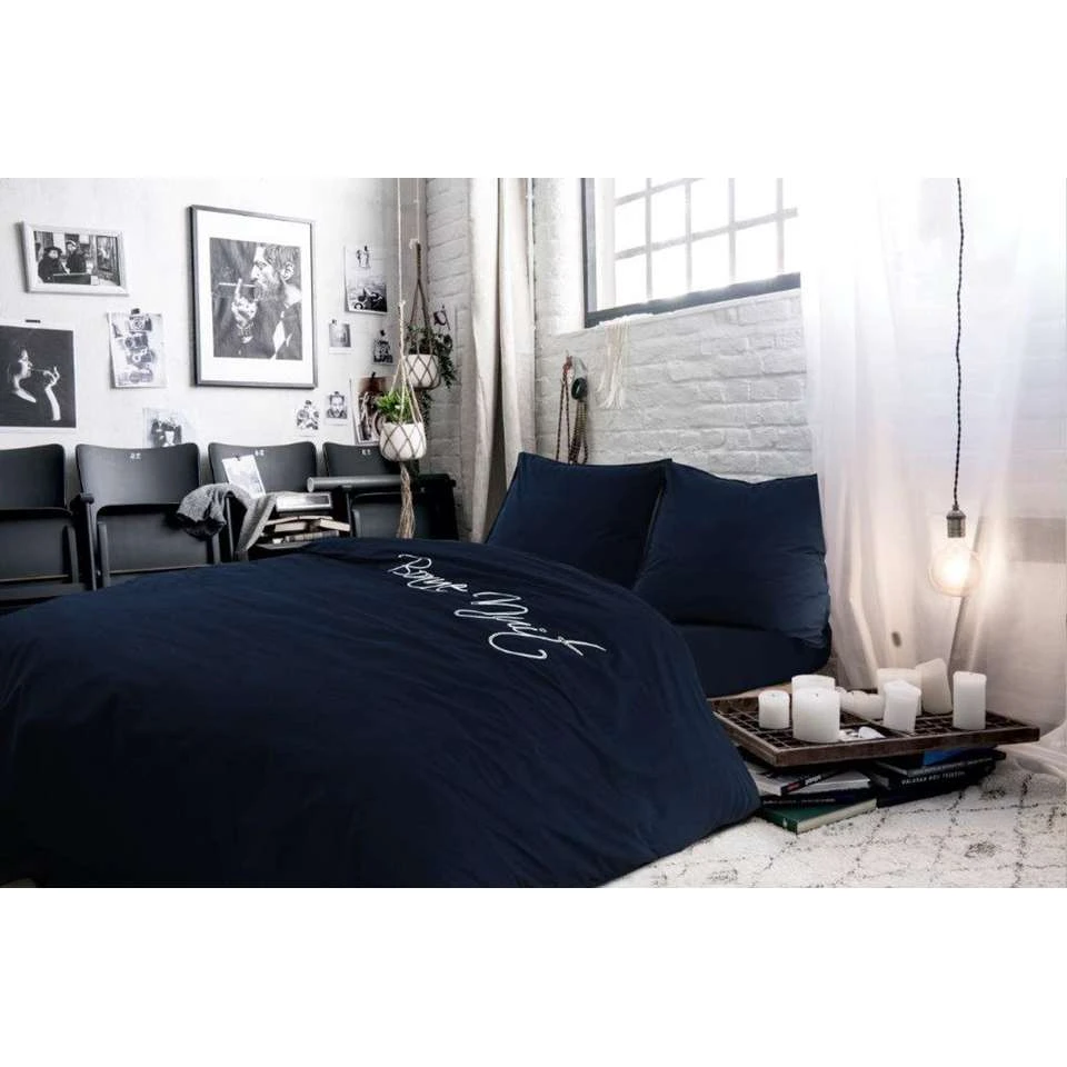 Papillon Deluxe Dekbedovertrek Napier - 240x200/220 Cm - Blauw 4 Papillon Deluxe Dekbedovertrek Napier - 240x200/220 Cm - Blauw - Afbeelding 2