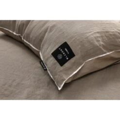 BLCKOUT Ohio - Linnen - Dekbedovertrek - 140x200/220 Cm - Crème -Knusse Nacht 1120008351 0102