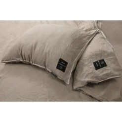 BLCKOUT Ohio - Linnen - Dekbedovertrek - 140x200/220 Cm - Crème -Knusse Nacht 1120008351 0103