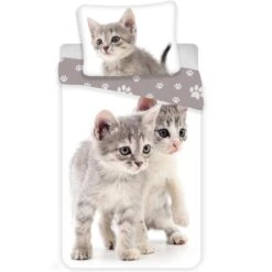 Animal Pictures Dekbedovertrek Poesjes - Eenpersoons - 140 X 200 Cm - Multi