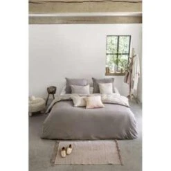 Walra - Dekbedovertrek Casual Beauty - 200x220 Cm - Taupe / Zand -Knusse Nacht 1140579299 0103