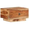 VidaXL Nachtkastje 40x40x25 Cm Massief Sheeshamhout -Knusse Nacht 1147256978
