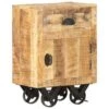 VidaXL Nachtkastje 40x30x57 Cm Massief Mangohout -Knusse Nacht 1191506867