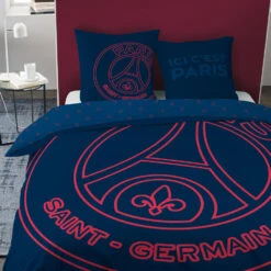 Paris Saint Germain Dekbedovertrek Neored-240 X 220 Cm -Knusse Nacht 1192025008 0101