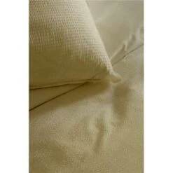 Walra - Dekbedovertrek Basic & Tough - 200x220 Cm - Honing Mosterd -Knusse Nacht 1198355313 0102