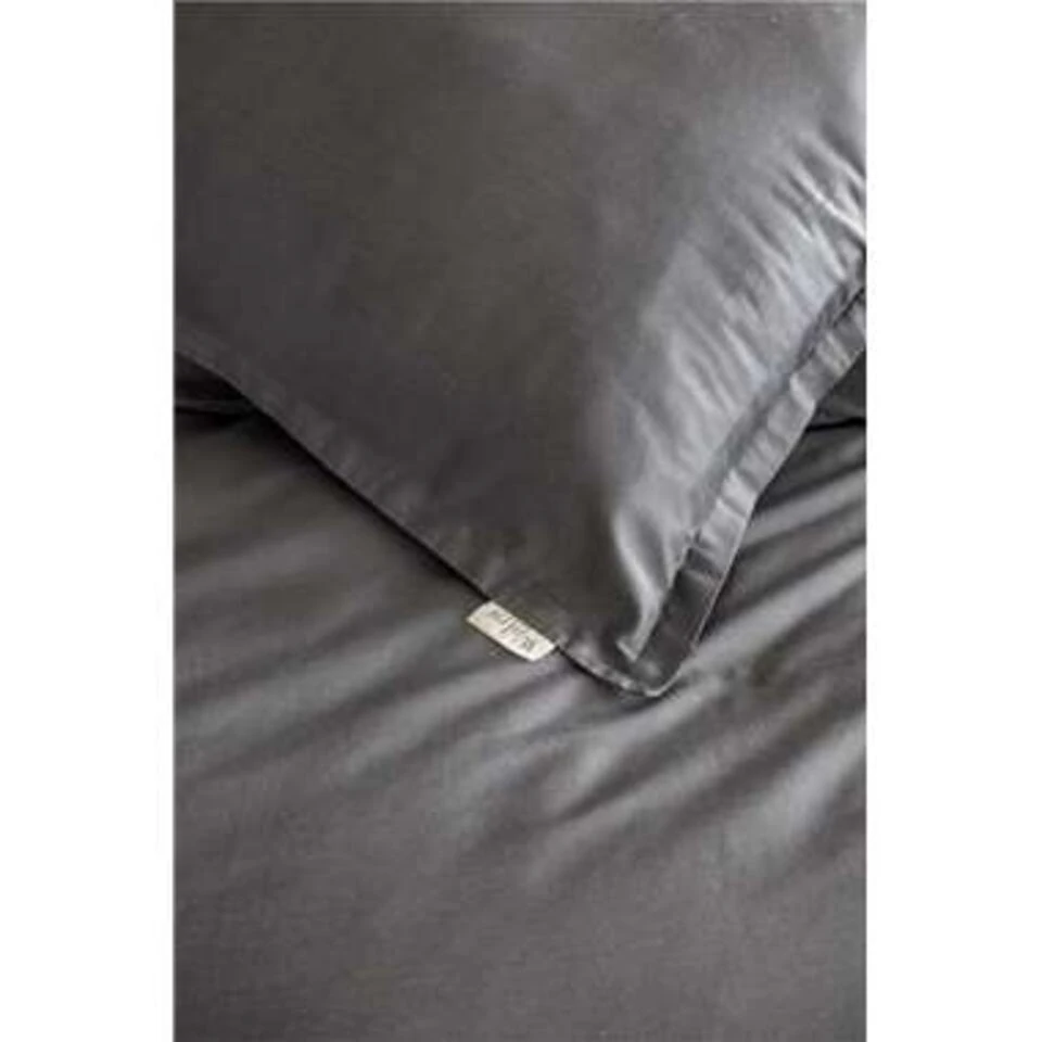 Walra - Dekbedovertrek Vintage Satin - 200x220 Cm - Antraciet 5 Walra - Dekbedovertrek Vintage Satin - 200x220 Cm - Antraciet - Afbeelding 3