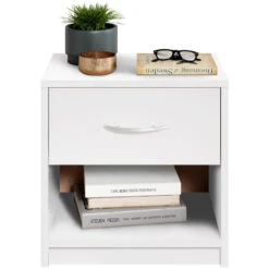 Nachtkastje Pepe - 1 Lade - Wit -Knusse Nacht 12500340 1330