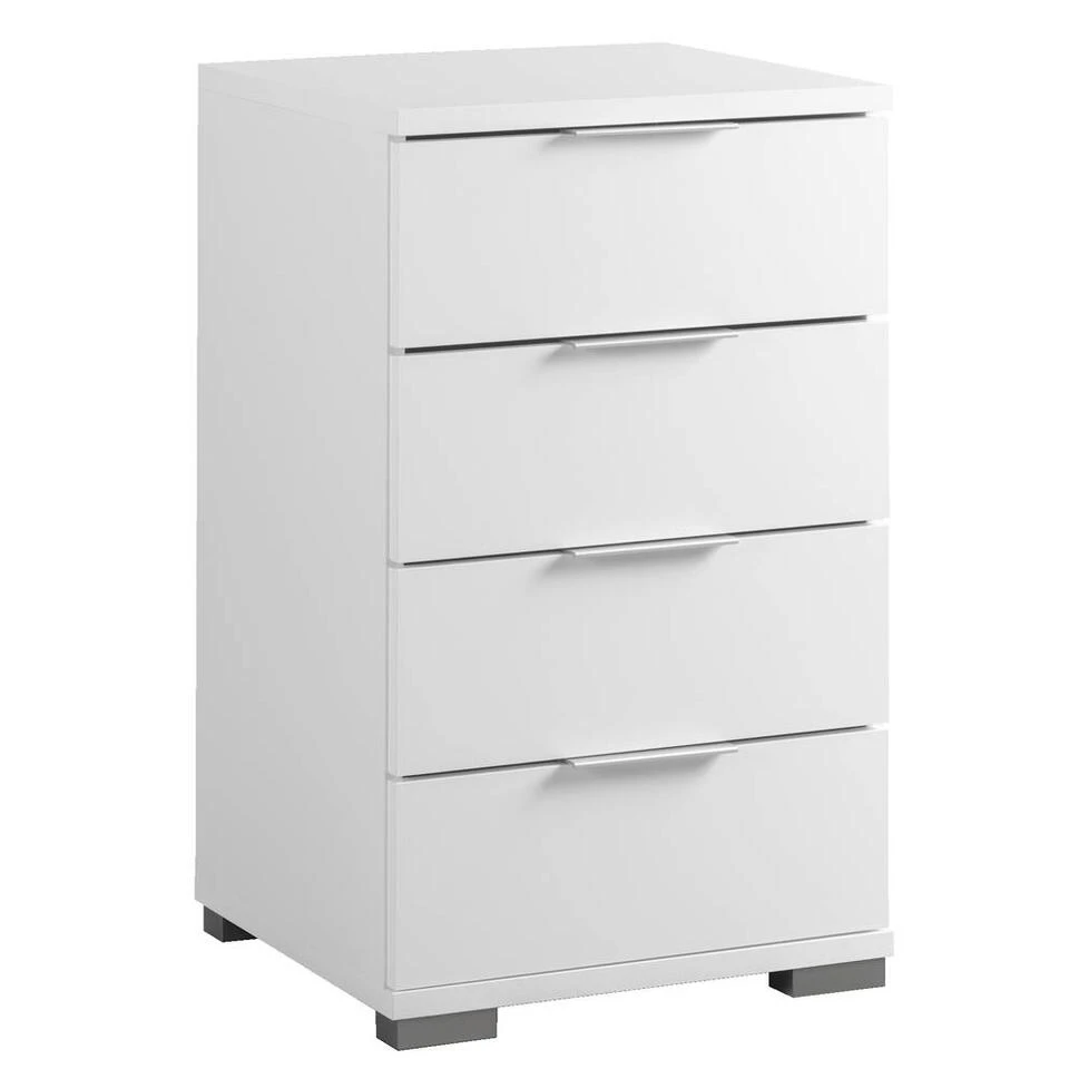 Nachtkastje Valencia - 4 Lades - Wit 4 Nachtkastje Valencia - 4 Lades - Wit - Afbeelding 2
