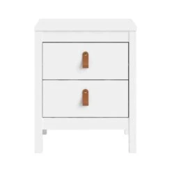 Nachtkastje Madeira - 2 Lades - Wit -Knusse Nacht 12501540 0101