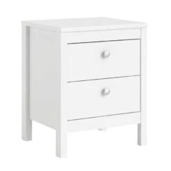 Nachtkastje Madeira - 2 Lades - Wit -Knusse Nacht 12501540 0300