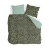 Byrklund - Dekbedovertrek Lazy Leopard - 200x220 Cm - Groen -Knusse Nacht 1268944782
