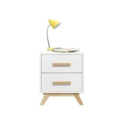 Bopita Fenna Nachtkastje - Wit/Naturel 7 Bopita Fenna Nachtkastje - Wit/Naturel -Knusse Nacht 1280466755 0101