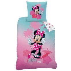 Disney Minnie Mouse Tropics - Dekbedovertrek-140x200cm -Knusse Nacht 1286747398 0102