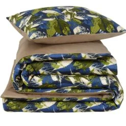 De Witte Lietaer Dekbedovertrek Elm - 140 X 200/220 Cm - Groen -Knusse Nacht 1302374053 0103