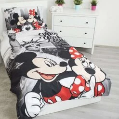 Disney Minnie Mouse New York - Dekbedovertrek-140x200cm -Knusse Nacht 1322387638 0101