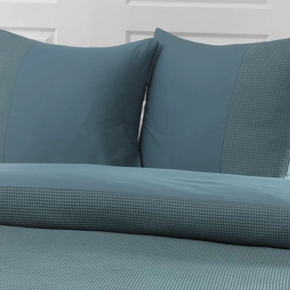 Papillon Deluxe+ Mendoza Dekbedovertrek - 140x200/220 Cm - Blauw 5 Papillon Deluxe+ Mendoza Dekbedovertrek - 140x200/220 Cm - Blauw - Afbeelding 3