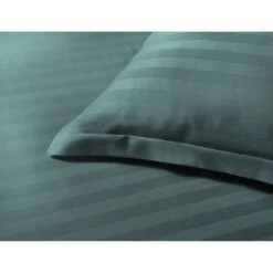 Papillon Dekbedovertrek Satijn Streep - 140x200/220 Cm - Groen -Knusse Nacht 1335733563 0102