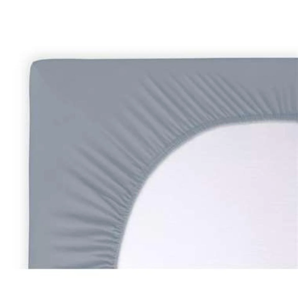 Byrklund - Hoeslaken Jersey - 160x200 Cm - Blauw 4 Byrklund - Hoeslaken Jersey - 160x200 Cm - Blauw - Afbeelding 2