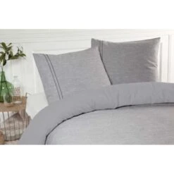 Papillon Deluxe Milford Dekbedovertrek - 200x200/220 Cm - Grijs -Knusse Nacht 1450615959 0102