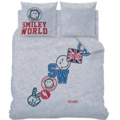 Smiley World Spirit Dekbedovertrek-240 X 200 Cm -Knusse Nacht 1460826502 0101