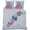 Smiley World Spirit Dekbedovertrek-240 X 200 Cm 2 Smiley World Spirit Dekbedovertrek-240 X 200 Cm -Knusse Nacht 1460826502