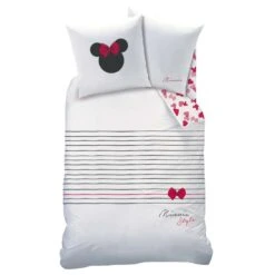Disney Minnie Mouse Dekbedovertrek Style - Eenpersoons - 140 X 200 Cm - Katoen -Knusse Nacht 1462015313 0103
