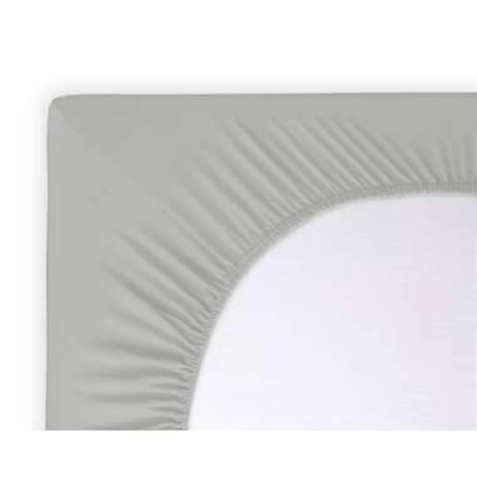 Byrklund - Hoeslaken Jersey - 160x200 Cm - Licht Grijs 4 Byrklund - Hoeslaken Jersey - 160x200 Cm - Licht Grijs - Afbeelding 2