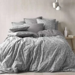 De Witte Lietaer Dekbedovertrek Lea Grey - Lits Jumeaux - 240 X 220 Cm - Flanel 7 De Witte Lietaer Dekbedovertrek Lea Grey - Lits Jumeaux - 240 X 220 Cm - Flanel -Knusse Nacht 1510122571 0101