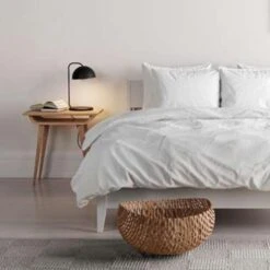 Mistral Home Dekbedovertrek 100% Gewassen Katoen Wit 260x240 Cm 5 Mistral Home Dekbedovertrek 100% Gewassen Katoen Wit 260x240 Cm -Knusse Nacht 1518796813 0101