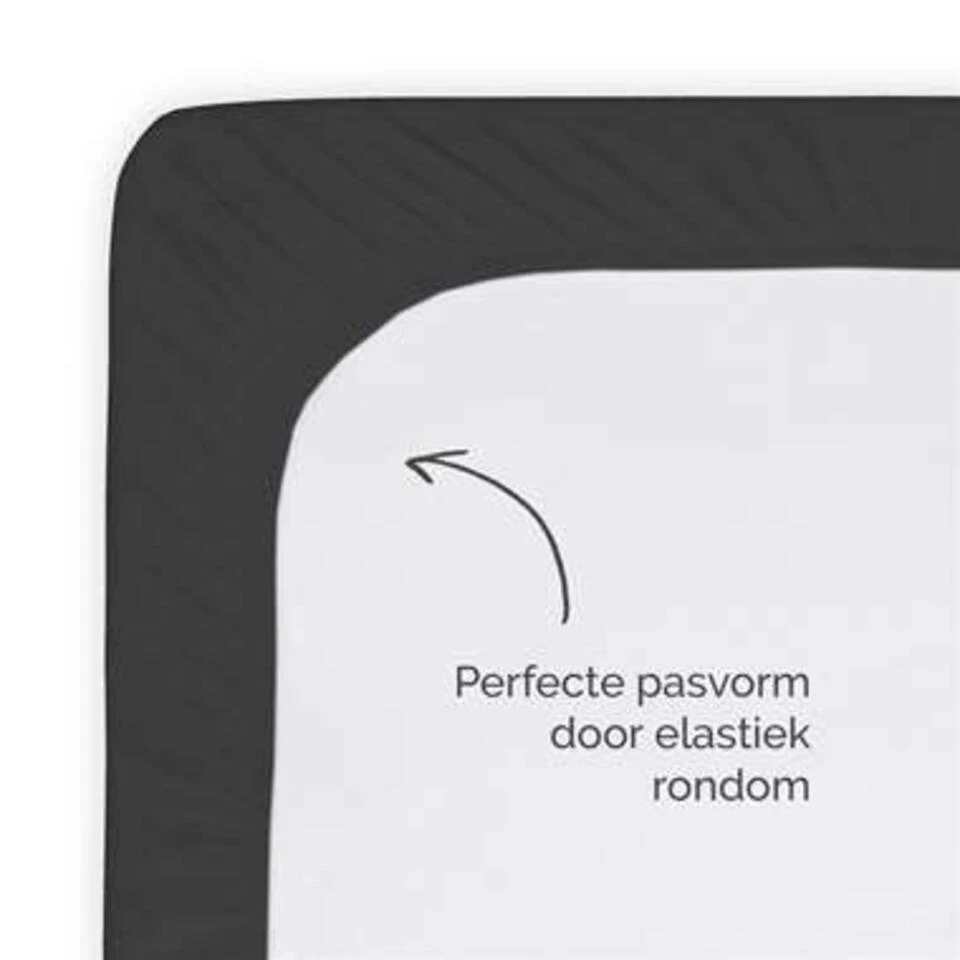 Byrklund - Hoeslaken Jersey - 90x220 Cm - Antraciet 6 Byrklund - Hoeslaken Jersey - 90x220 Cm - Antraciet - Afbeelding 4