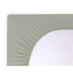 Byrklund - Hoeslaken Jersey - 90x220 Cm - Grijsgroen -Knusse Nacht 1564772926 0101