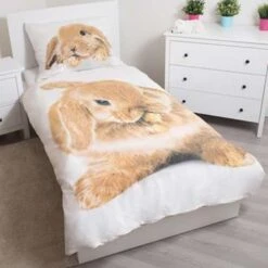 Animal Pictures Konijn - Dekbedovertrek-140x200cm -Knusse Nacht 1586635993 0102