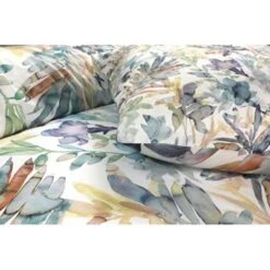Papillon Dekbedovertrek Leaves - 200x200/220 Cm - Multikleur -Knusse Nacht 1623568424 0102