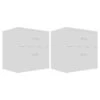 VidaXL Nachtkastjes 2 St 40x30x40 Cm Spaanplaat Wit 2 VidaXL Nachtkastjes 2 St 40x30x40 Cm Spaanplaat Wit -Knusse Nacht 1624201533