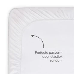 Byrklund - Hoeslaken Jersey - 160x200 Cm - Wit -Knusse Nacht 1629756062 0103