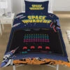 Space Invaders Coin Op - Dekbedovertrek - Eenpersoons - 135 X 200 Cm - Multi -Knusse Nacht 1668105328
