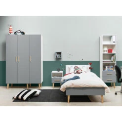 Bopita Emma Nachtkastje - White/Grey -Knusse Nacht 1674210373 0101