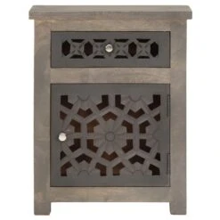 VidaXL Nachtkastje 40x30x50 Cm Massief Mangohout -Knusse Nacht 1679350439 0101