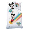 Disney Mickey Mouse Colourful - Dekbedovertrek-140x200cm -Knusse Nacht 1687826793