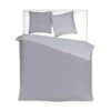 Mistral Home Dekbedovertrek 100% Gewassen Katoen Grijs 200x200 Cm -Knusse Nacht 1701789894
