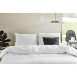 Walra - Dekbedovertrek Vintage Cotton - 140x220 Cm - Wit -Knusse Nacht 1727451910 0102