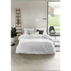 Walra - Dekbedovertrek Vintage Cotton - 140x220 Cm - Wit -Knusse Nacht 1727451910 0103