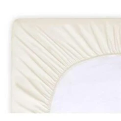 Byrklund - Hoeslaken Katoen - 160x200 Cm - Off White -Knusse Nacht 1728018088 0101