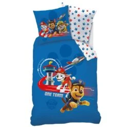 PAW Patrol Kinderdekbedovertrek Ready For Action - 140 X 200 Cm -Knusse Nacht 1742350334 0103