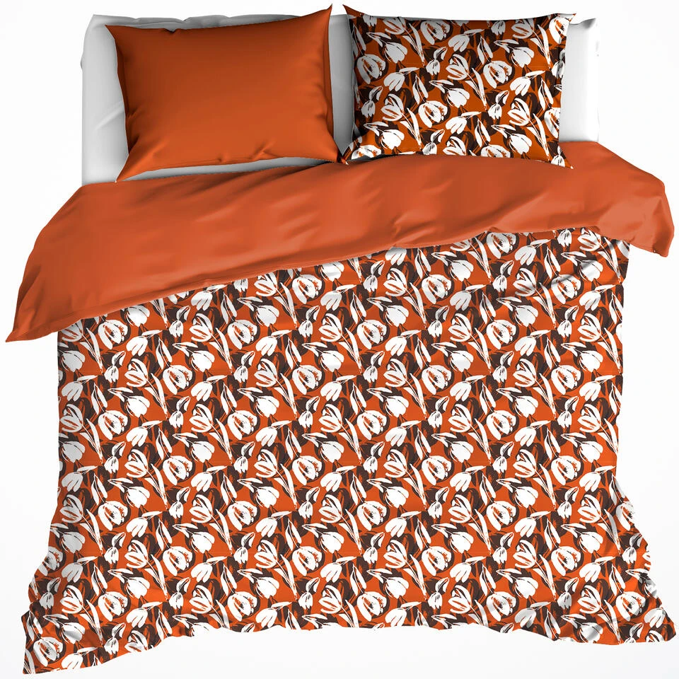 De Witte Lietaer Dekbedovertrek Tulipa - 200 X 200/220 Cm - Katoen 3 De Witte Lietaer Dekbedovertrek Tulipa - 200 X 200/220 Cm - Katoen