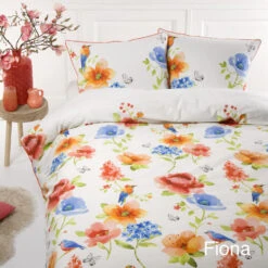 Papillon Dekbedovertrek Fiona - 140x200/220 Cm - Multikleur -Knusse Nacht 1760775136 0101