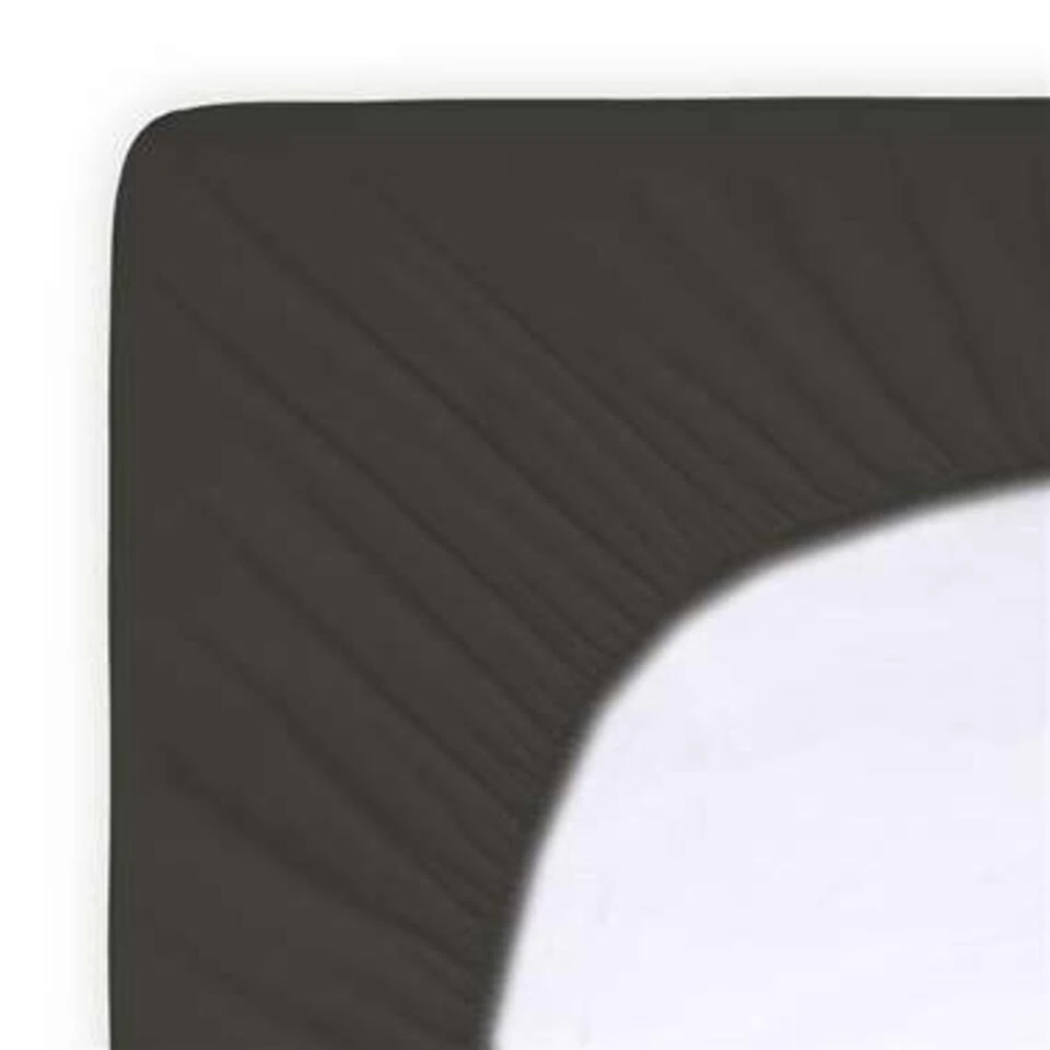 Byrklund - Hoeslaken Katoen - 180x200 Cm - Antraciet 4 Byrklund - Hoeslaken Katoen - 180x200 Cm - Antraciet - Afbeelding 2