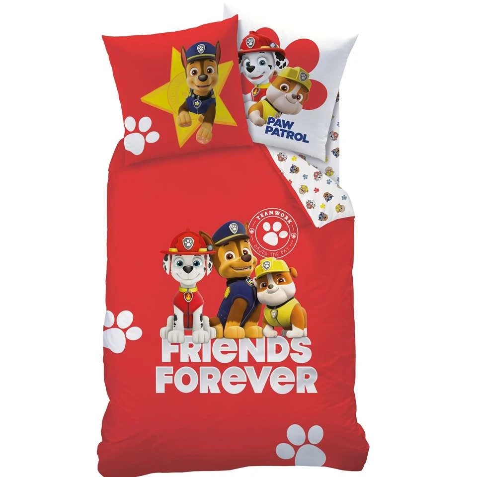 PAW Patrol Trio - Dekbedovertrek - Eenpersoons - 140 X 200 Cm 3 PAW Patrol Trio - Dekbedovertrek - Eenpersoons - 140 X 200 Cm