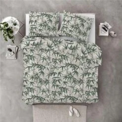 Byrklund - Dekbedovertrek Enjoying Bamboo - 240x220 Cm - Groen -Knusse Nacht 1788773021 0103